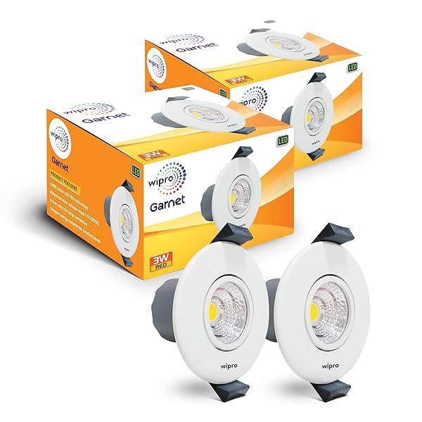 Image of wipro Garnet 3W Round Led Mini Spotlight PO4