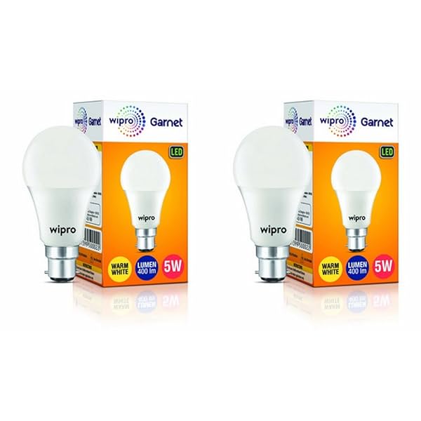 Image of wipro Garnet 5W LED Bulb for Home & Office