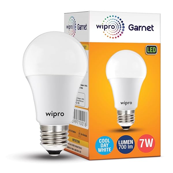 Image of wipro Garnet 7W LED Bulb for Home & Office