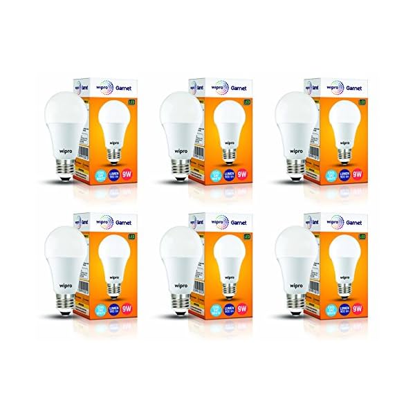 Image of wipro Garnet 9W LED Bulb for Home & Office