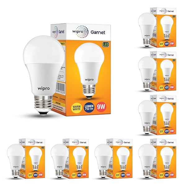 Image of wipro Garnet 9W LED Bulb for Home & Office