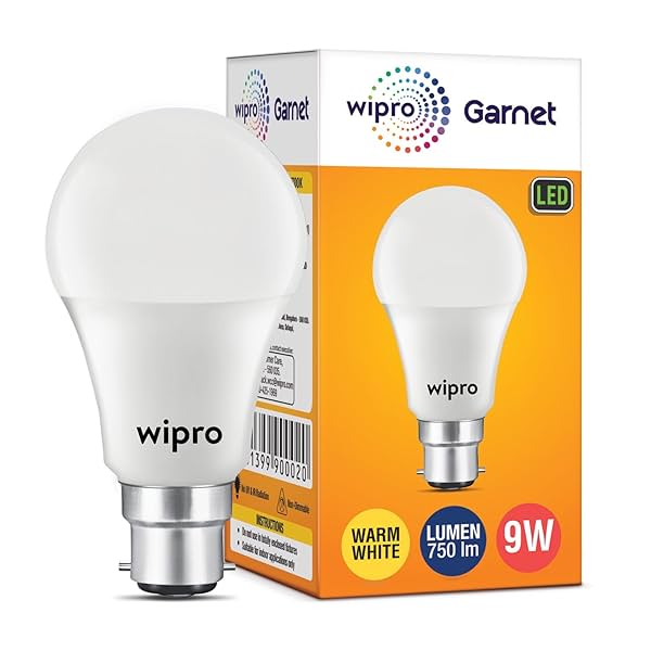 Image of wipro Garnet 9W LED Bulb for Home & Office