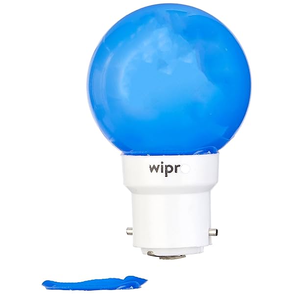 Image of wipro Safelite N10004 B22 0.5w Led Night Lamp (Pack of 3, Blue)